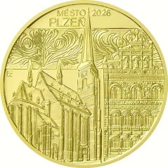 Gold coin 5000 CZK Město Plzeň | 2026 | Standard