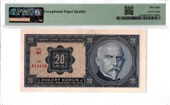Bankovka 20 Korún | 1926 | EPQ 58