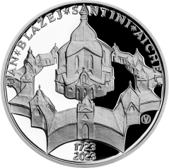 Silver coin 200 CZK Jan Blažej Santini-Aichel | 2023 | Proof