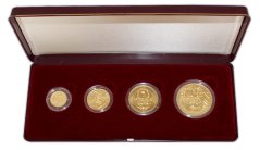 Set of 4 gold coins Koruna Česká | 1995 | Standard