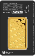 100g Gold Bar | Perth Mint