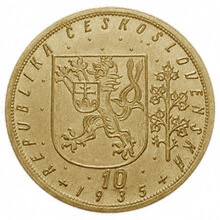 Gold coin St. Wenceslas 10 Ducat | 1935