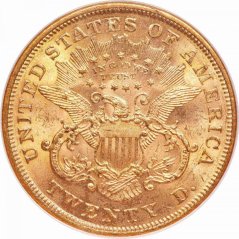 Gold coin 20 Dollar American Double Eagle | Liberty Head | 1876