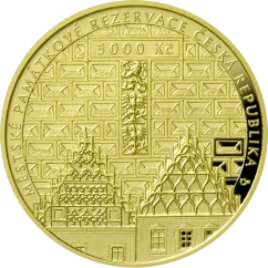 Zlatá mince 5000 Kč Město Tábor | 2025 | Proof