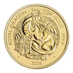 Zlatá investičná minca Royal Dragon 1 Oz | Tudor Beasts | 2026