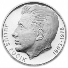 Strieborná minca 100 Kčs Julius Fučík | 1978 | Proof