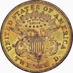 Gold coin 20 Dollar American Double Eagle | Liberty Head | 1870