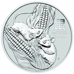Srebrna moneta Rok Myszy 5 oz | Lunar III | 2020