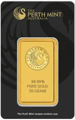 50g Gold Bar | Perth Mint