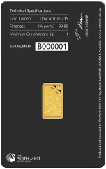 1g investiční zlatý slitek | Perth Mint