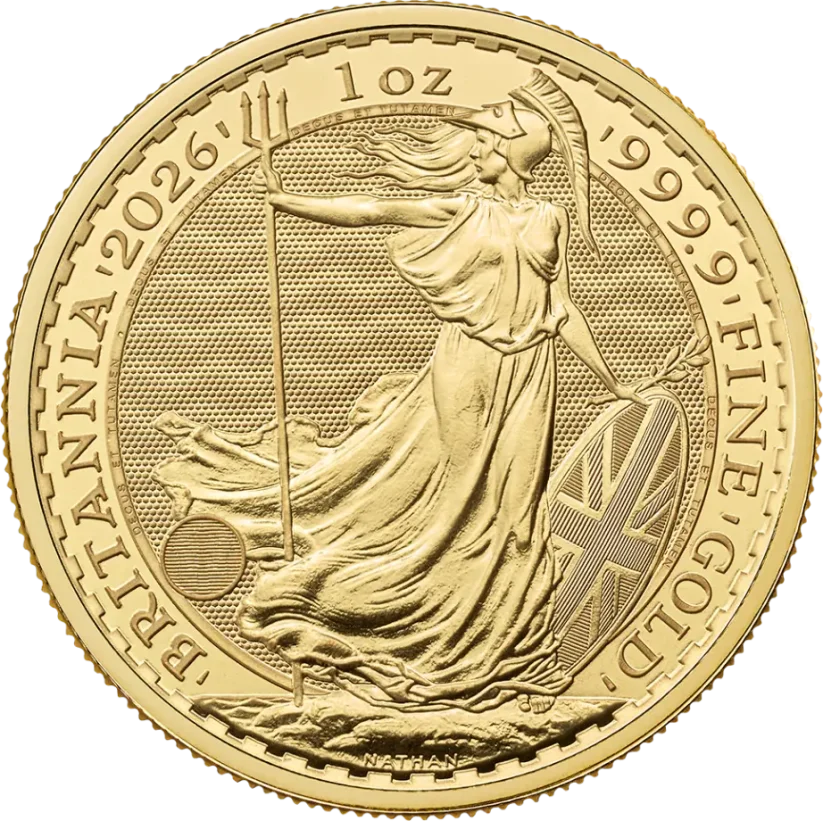 Zlatá investiční mince Britannia 1 Oz | Charles III | 2026
