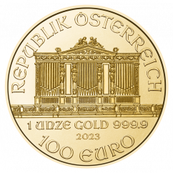 Gold coin Vienna Philharmonic 1 oz