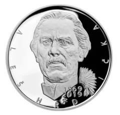 Strieborná minca 200 Kč 150. výročie narodenia Aleša Hrdličky | 2019 | Proof