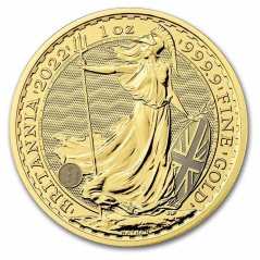 Zlatá investičná minca Britannia 1 Oz | Elizabeth II | 2022