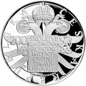 Silver coin 200 CZK Marie Terezie | 2017 | Proof