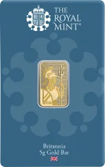 5g investiční zlatý slitek | The Royal Mint | Britannia