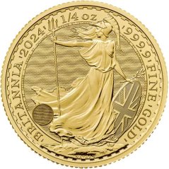 Gold coin Britannia 1/4 Oz | Charles III | 2024