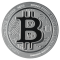 Silver coin Bitcoin 1 Oz