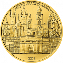 Zlatá minca 5000 Kč Mesto Hradec Králové | 2023 | Standard