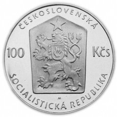 Srebrna Moneta 100 Kčs Ivan Olbracht | 1982 | Proof