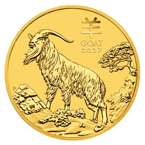 Gold coin Year of the Goat 2 Oz | Lunar III | 2027