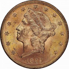 Zlatá mince 20 Dollar American Double Eagle | Liberty Head | 1899