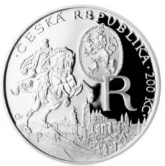 Strieborná minca 200 Kč Rudolf II. | 2012 | Proof