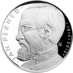 Stříbrná mince 200 Kč Jan Perner | 2015 | Proof