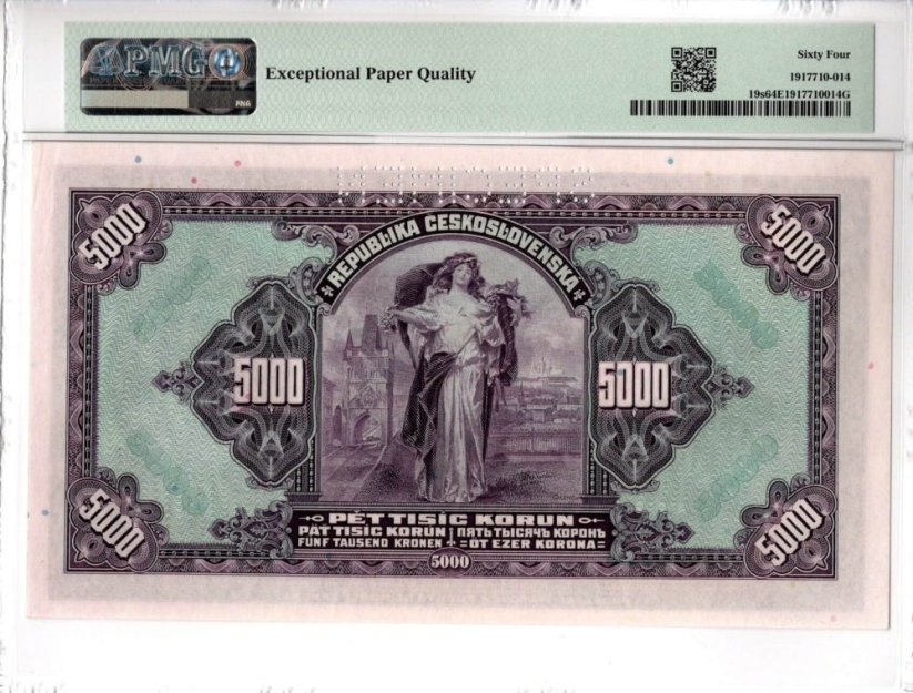 Banknote 5000 Korun | 1920 | EPQ 64