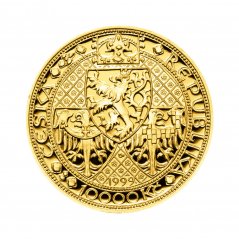 Zlatá minca 10000 Kč Založení Nového Města pražského v r. 1348 | 1999 | Proof