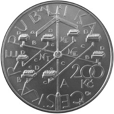 Silver coin 200 CZK Sestrojení bleskovodu Prokopem Divišem | 2004 | Standard
