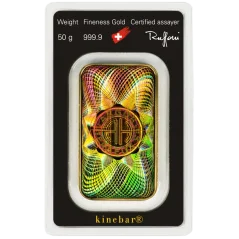 50g investičná zlatá tehlička | Argor-Heraeus | Kinebar