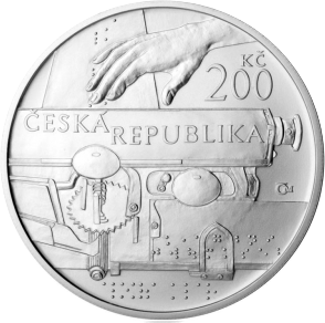 Silver coin 200 CZK Aloys Klar | 2013 | Standard