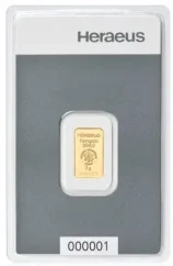 2g investiční zlatý slitek | Heraeus | Kinebar
