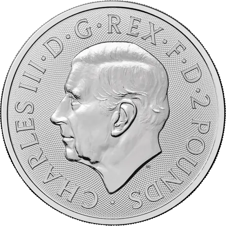 Stříbrná investiční mince Britannia 1 Oz | Charles III | 2025