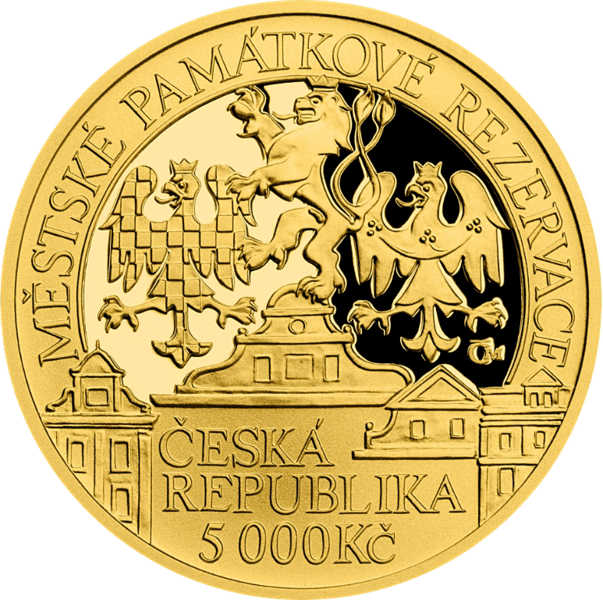 Gold coin 5000 CZK Město Litoměřice | 2022 | Proof