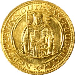 Gold coin St. Wenceslas 1 Ducat | 1925
