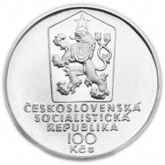 Stříbrná mince 100 Kčs Samo Chalúpka | 1983 | Proof