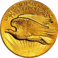 Gold coin 20 Dollar American Double Eagle | Saint Gaudens | 1907