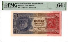 Bankovka 20 Korun | 1926 | EPQ 64