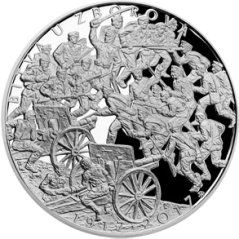 Strieborná minca 500 Kč Bitva u Zborova | 2017 | Proof