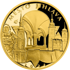Zlatá mince 5000 Kč Město Jihlava | 2021 | Proof