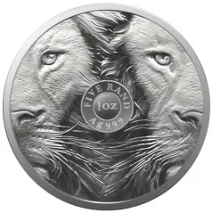 Strieborná investičná minca Lev 1 Oz | Big Five II | 2022