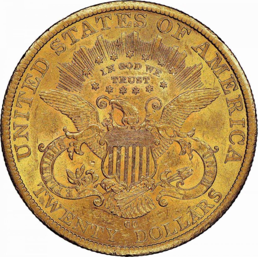 Gold coin 20 Dollar American Double Eagle | Liberty Head | 1884