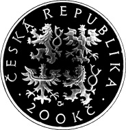 Stříbrná mince 200 Kč Jaroslav Seifert | 2001 | Proof