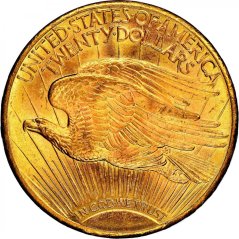 Gold coin 20 Dollar American Double Eagle | Saint Gaudens | 1927