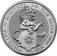 Silver coin White Lion 2 Oz | Queens Beasts | 2020