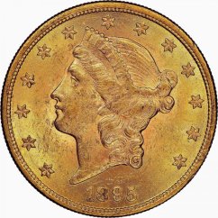 Gold coin 20 Dollar American Double Eagle | Liberty Head | 1895
