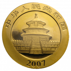 Zlatá investiční mince Panda 1 Oz | 2007