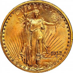 Zlatá mince 20 Dollar American Double Eagle | Saint Gaudens | 1912